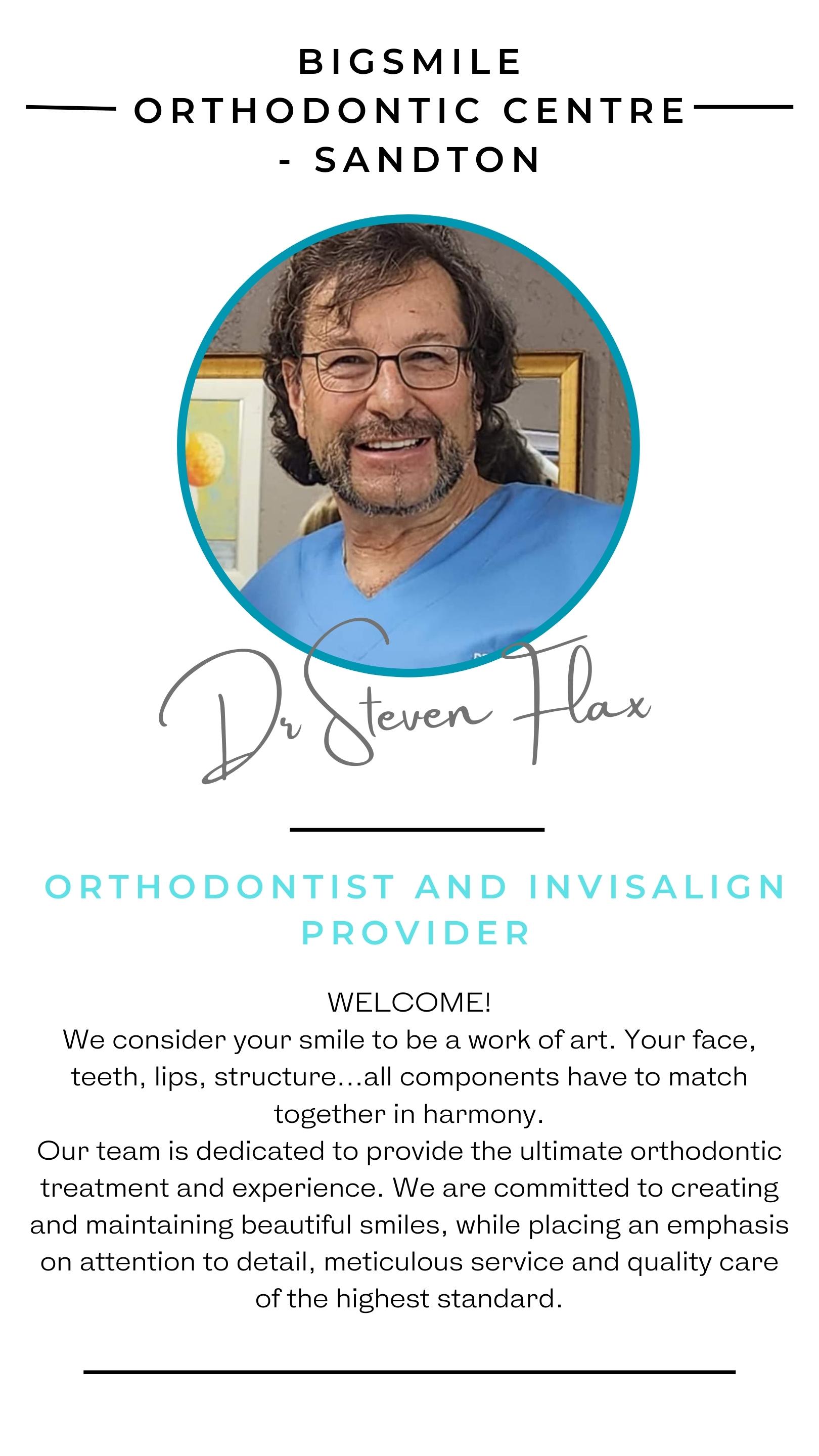 Sandton Orthodontist Dr. Steven Flax South Africa Orthodontics